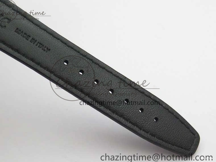 MIROTIME 0112 TimelessDesign Portuguese IW358304 ZF 1:1 Best Edition SS Blue Dial on Leather Strap A 7078